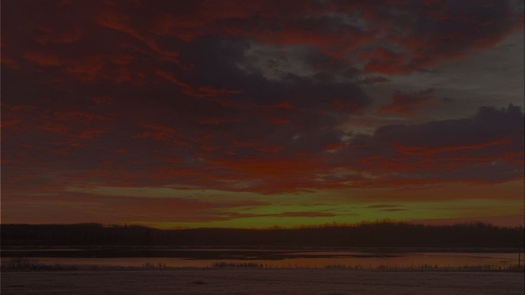 a sunset
